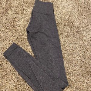 lulu lemon gray leggings